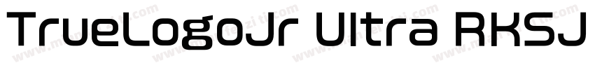 TrueLogoJr Ultra RKSJ H字体转换